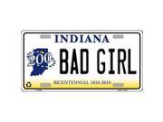 Smart Blonde LP 6390 Bad Girl Indiana Novelty Metal License Plate