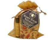 Honey House Naturals SGSN Soap Gift Set NaturalBee Bar Natural Lip Butter and 3.5 oz. Honey Blossom Soap Honey Fragrance