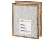 3M FPA01 2PK 24 White Flat Panel Filtrate Filter 16 x 25 x 1 in. Pack of 24