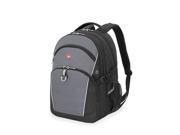 SwissGear 3272204408 Polyester Backpack Black Grey 18.5 in.