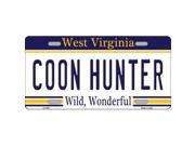 Smart Blonde LP 6547 Coon Hunter West Virginia Novelty Metal License Plate