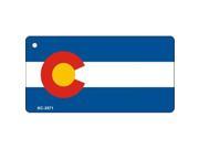 Smart Blonde KC 3571 Colorado State Flag Novelty Key Chain