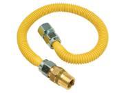 Brass Craft CSSC12R 48 P .75 x 48 in. Safety Plus Gas Connector
