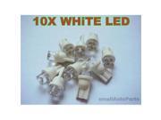 SmallAutoParts White T10 Led Bulbs Set Of 10