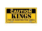 Smart Blonde LP 2677 Caution Kings Metal Novelty License Plate