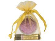 Honey House Naturals GLB2L 2 Piece Gift SetSmall Lavender Bee Bar Raspberry Lemonade Lip Butter Organza Bag