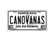 Smart Blonde LP 2824 Canovanas Puerto Rico Metal Novelty License Plate