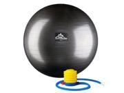 Black Mountain Products PSBLK 55CM 55 cm. Professional Grade Exercise Stability Ball Black