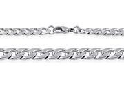 Doma Jewellery SSSSN05722 Stainless Steel Link Necklace Curb Style 5.4 mm. Length 20 2 22 in.