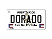 Smart Blonde KC 2835 Dorado Puerto Rico Flag Novelty Key Chain