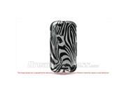 DreamWireless CAMOTMB200SLZF Motorola Mb200 Crystal Case Silver Zebra Face