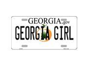 Smart Blonde LP 6148 Georgia Girl Georgia Novelty Metal License Plate