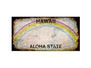 Smart Blonde LP 8128 Hawaii State Background Rusty Novelty Metal License Plate