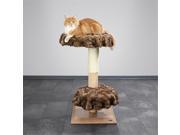 TRIXIE Pet Products 46600 Shaba Natural Cat Tree Marbled Brown Gray