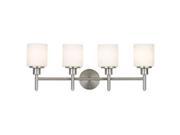 Design House 556217 Aubrey Indoor 4 Light Vanity Fixture Satin Nickel