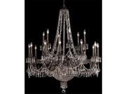Vanderbilt Collection 5169 EB CL MWP Wrought Iron Hand Cut Lead Crystal Chandelier