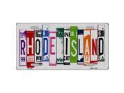 Smart Blonde LPC 1053 Rhode Island License Plate Art Brushed Aluminum Metal Novelty License Plate