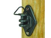 Field Guardian 102396 Wood Post Pinlock Nail on Insulator Polywire Wire Black