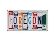 Smart Blonde LPC 1051 Oregon License Plate Art Brushed Aluminum Metal Novelty License Plate
