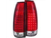 ANZO 311004 LED Tail Lights G2 Red Clear