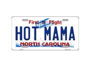 Smart Blonde LP 6478 Hot Mama North Carolina Novelty Metal License Plate