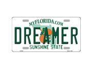 Smart Blonde LP 6038 Dreamer Florida Novelty Metal License Plate