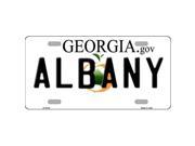 Smart Blonde LP 6142 Albany Georgia Novelty Metal License Plate