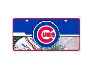 Rico LP 5552 Chicago Cubs Metal Novelty License Plate