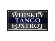 Smart Blonde LP 8015 Whiskey Tango Foxtrot Novelty Metal License Plate
