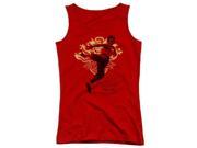 Trevco Bruce Lee Immortal Dragon Juniors Tank Top Red Large