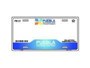 Puebla Mexico Look A Like Metal License Plate All wording is Free