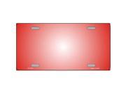 Smart Blonde LP 3511 Red White Fade Metal Novelty License Plate