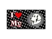 Smart Blonde LP-3918 I Love My Newfoundland Metal Novelty License Plate Smart Blonde LP-3918 I Love My Newfoundland Metal Novelty License Plate