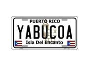 Smart Blonde LP 2886 Yabucoa Puerto Rico Metal Novelty License Plate