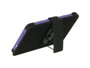 DreamWireless HSCSAMNOTE4HSTDBKPP Samsung Galaxy Note 4 Hybrid Case Purple Skin Plus Black Pc With H Style Stand