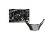 Bimmian CWT70SBFY Auto Carbon Carbon Fiber Steering Wheel Trim For E70 X5 With Sport Wheel V Shaped Airbag With 2 Piece Trim