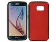 DreamWireless FPSAMS6 BKRD Samsung Galaxy S6 Full Protection Case Black Trim With Red