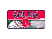 Rico LP 5500 Red Sox Metal Novelty License Plate
