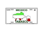 Smart Blonde LP 4801 Tabasco Mexico Novelty Background Metal License Plate