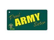Smart Blonde KC 5398 Proud Army Sister Novelty Key Chain