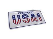 SmallAutoParts Aluminum License Plate Chevrolet Usa 1