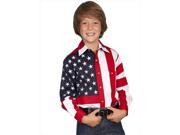 Scully RW029K RED L Kids Rangewear Independence Long Sleeve Shirt Large
