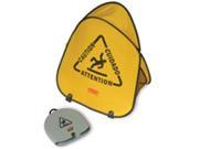 Rubbermaid Commercial Products 9S07YELDZ Folding Safety Cone With Caution Imprint English Spanish And French