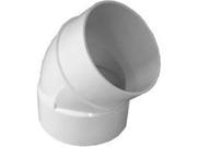 Genova Products 42740 4 In. Pvc Sewer Drain 45 Degree Street Elbow