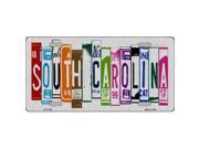 Smart Blonde LPC 1054 South Carolina License Plate Art Brushed Aluminum Metal Novelty License Plate