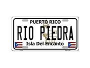 Smart Blonde LP 4343 Rio Piedra Puerto Rico Metal Novelty License Plate