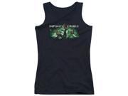 Trevco Infinite Crisis Ic Green Juniors Tank Top Black XL