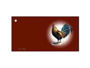 Smart Blonde KC 7802 Rooster Offset Red Novelty Key Chain