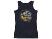 Trevco Bruce Lee Expectations Juniors Tank Top Black Small