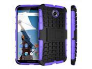 Roocase RC NX6 HYB D9 PR Google Nexus 6 Blok Armor Case Purple